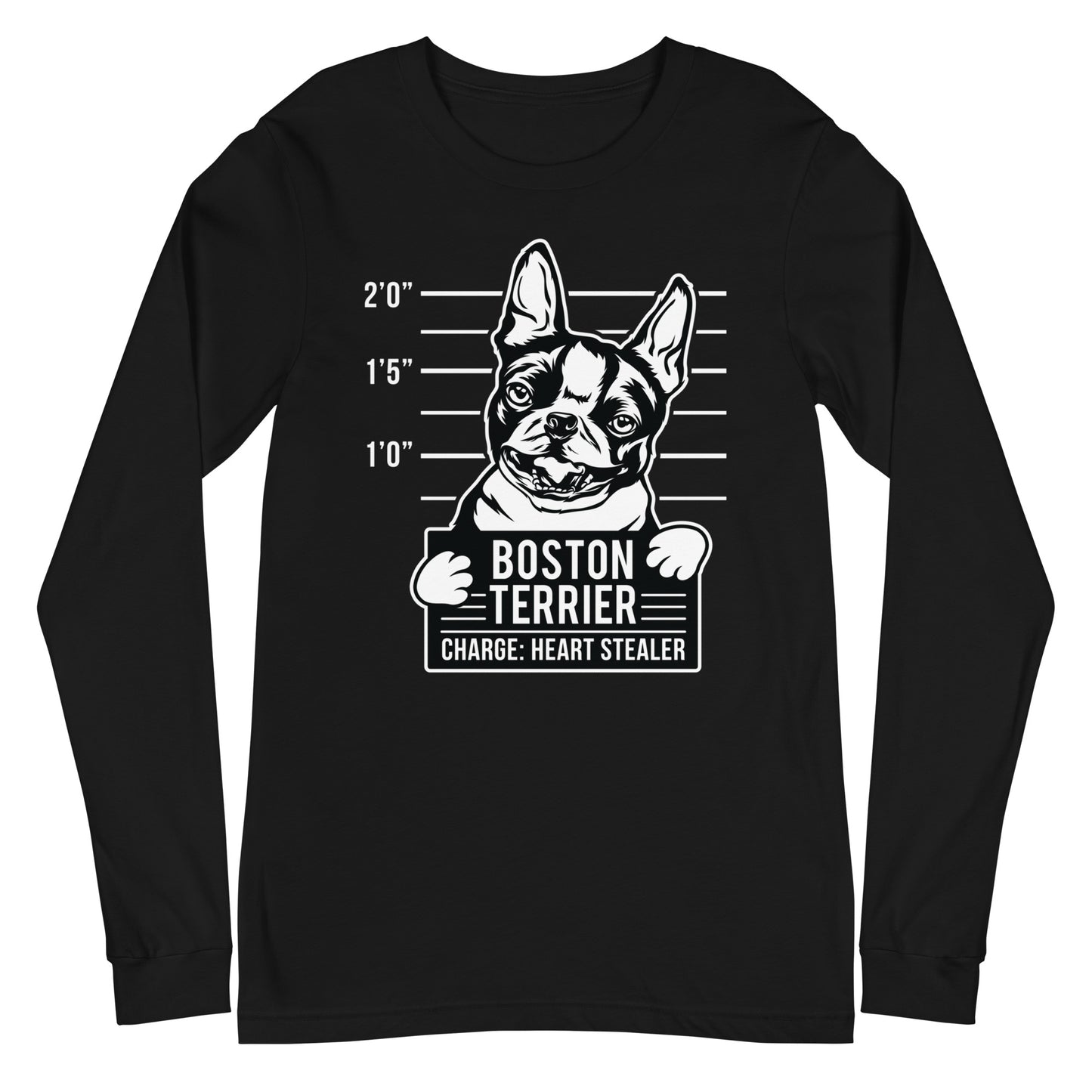 Boston Terrier - Heart Stealer Long Sleeve Tee