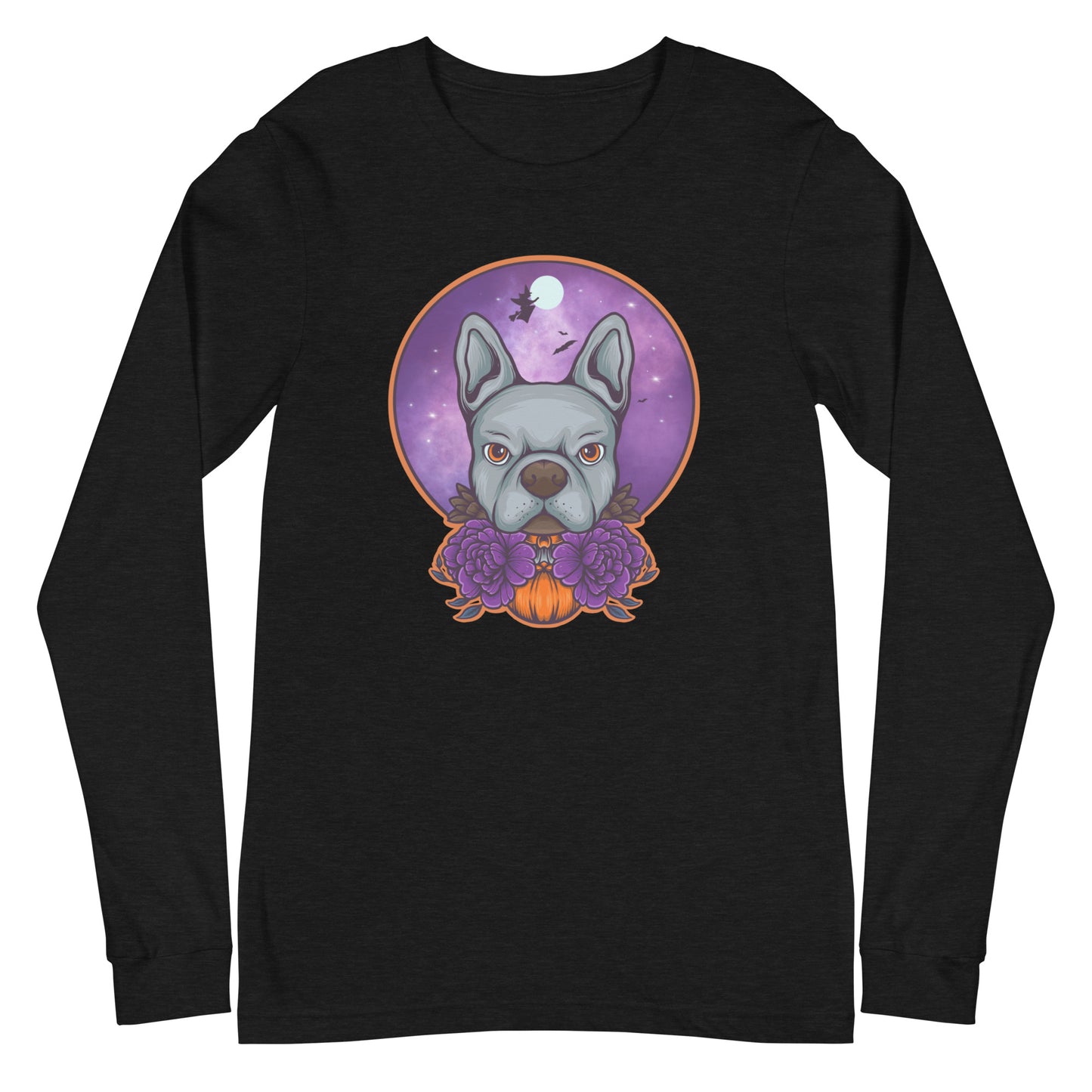 Halloween Boston Terrier Unisex Long Sleeve