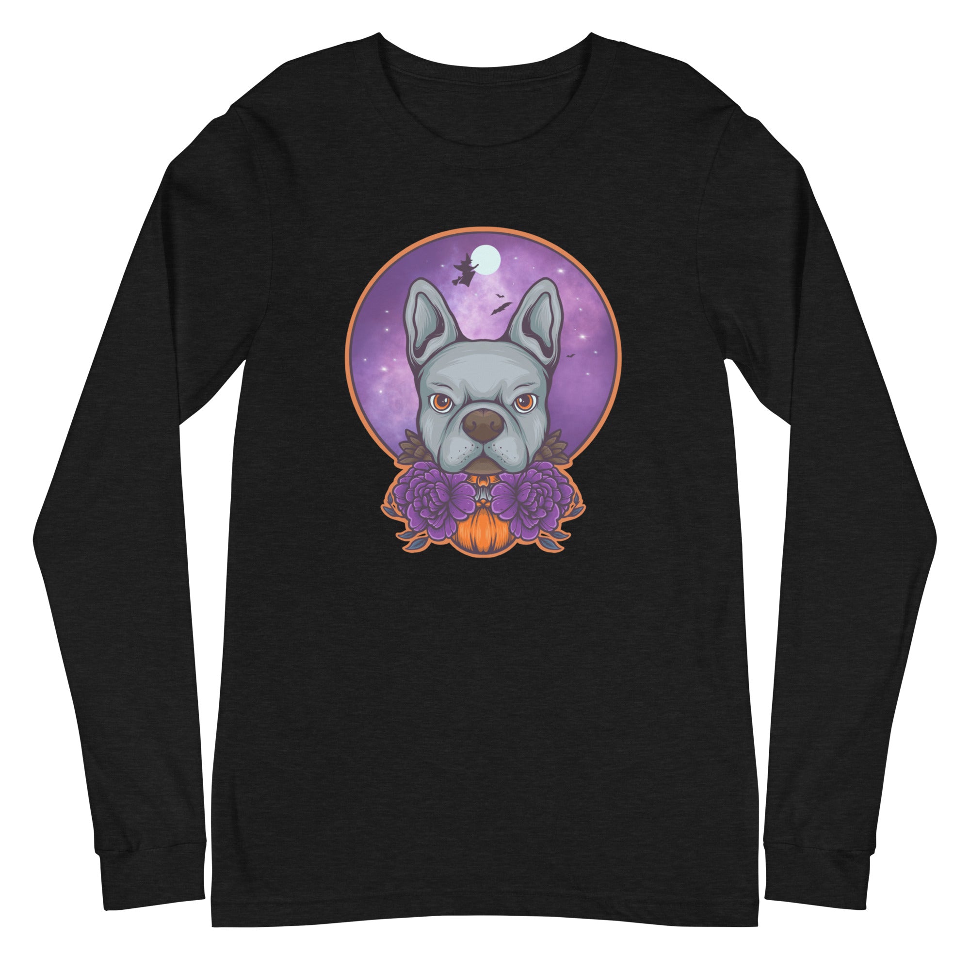 Halloween Boston Terrier Unisex Long Sleeve