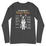 The Anatomy Of A Boston Terrier Unisex Long Sleeve