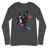 Boston Terrier Art Long Sleeve Tee
