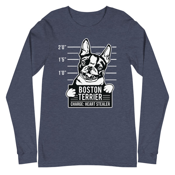 Boston Terrier - Heart Stealer Long Sleeve Tee