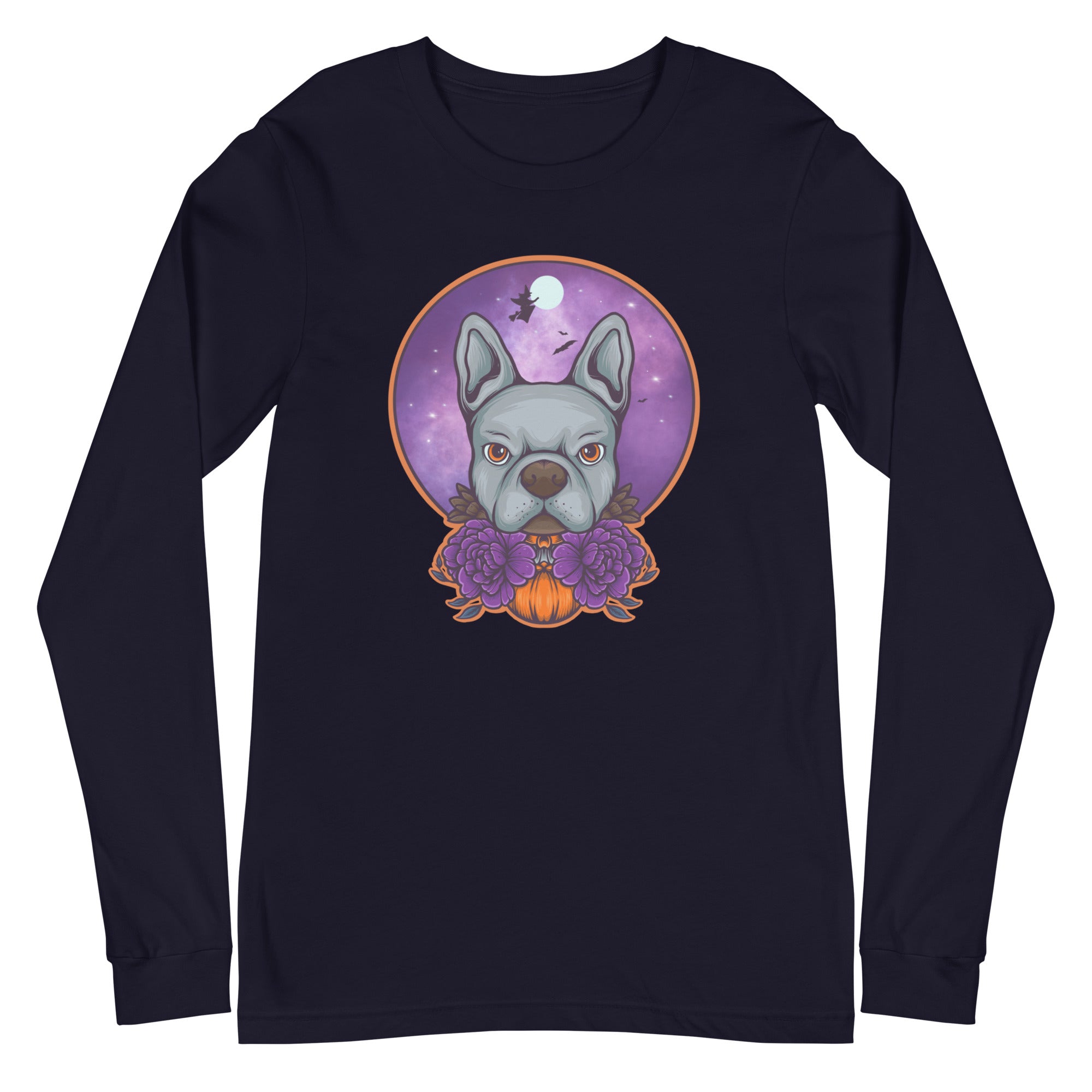 Halloween Boston Terrier Unisex Long Sleeve