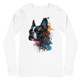 Boston Terrier Art Long Sleeve Tee