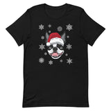 Christmas Flakes Boston Terrier T-Shirt
