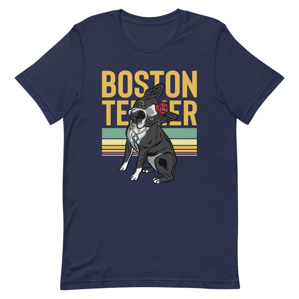 The Lady Boston Terrier T-Shirt