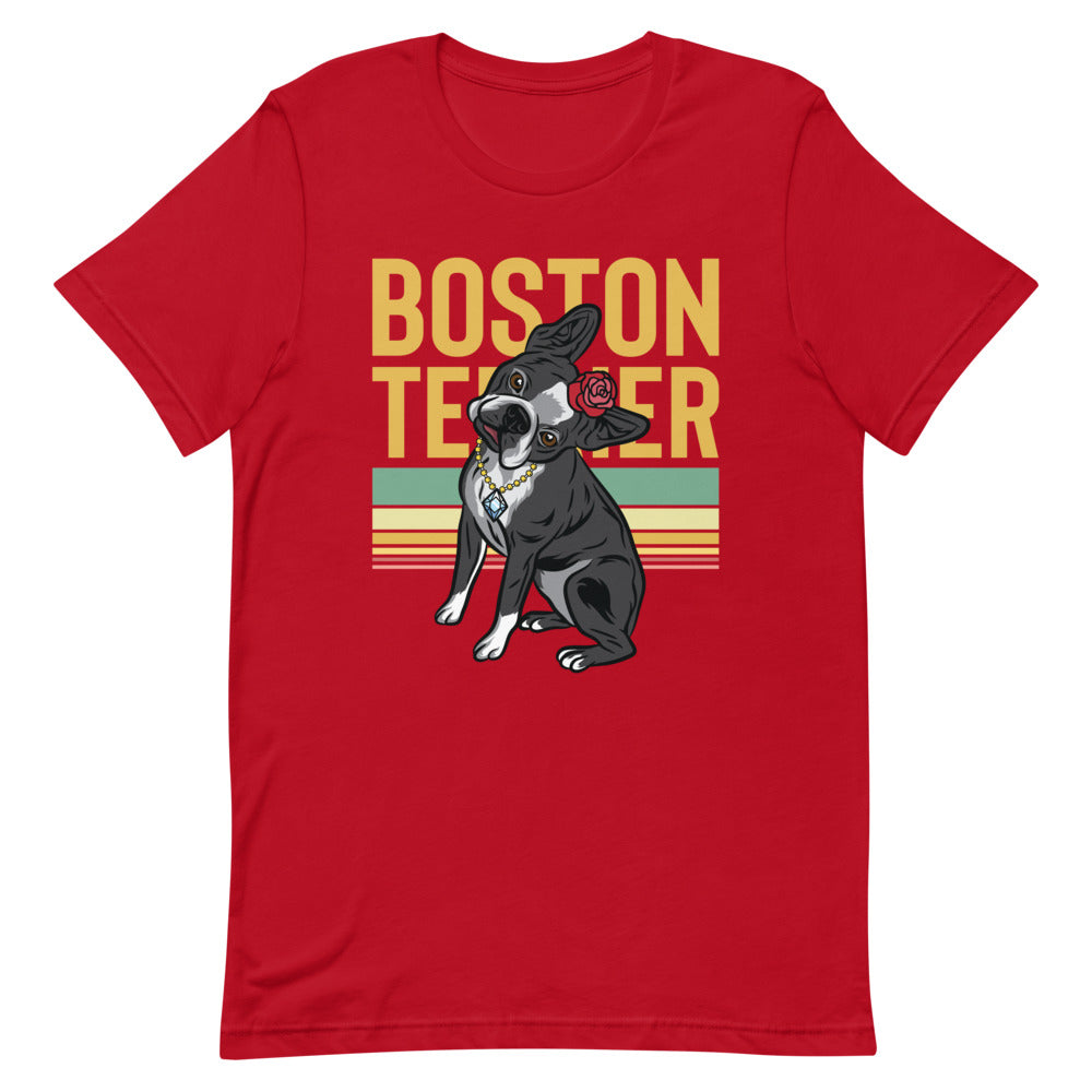 The Lady Boston Terrier T-Shirt