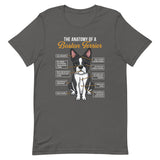 The Anatomy Of A Boston Terrier Unisex T-shirt