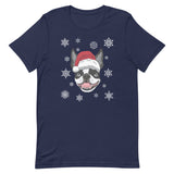 Christmas Flakes Boston Terrier T-Shirt