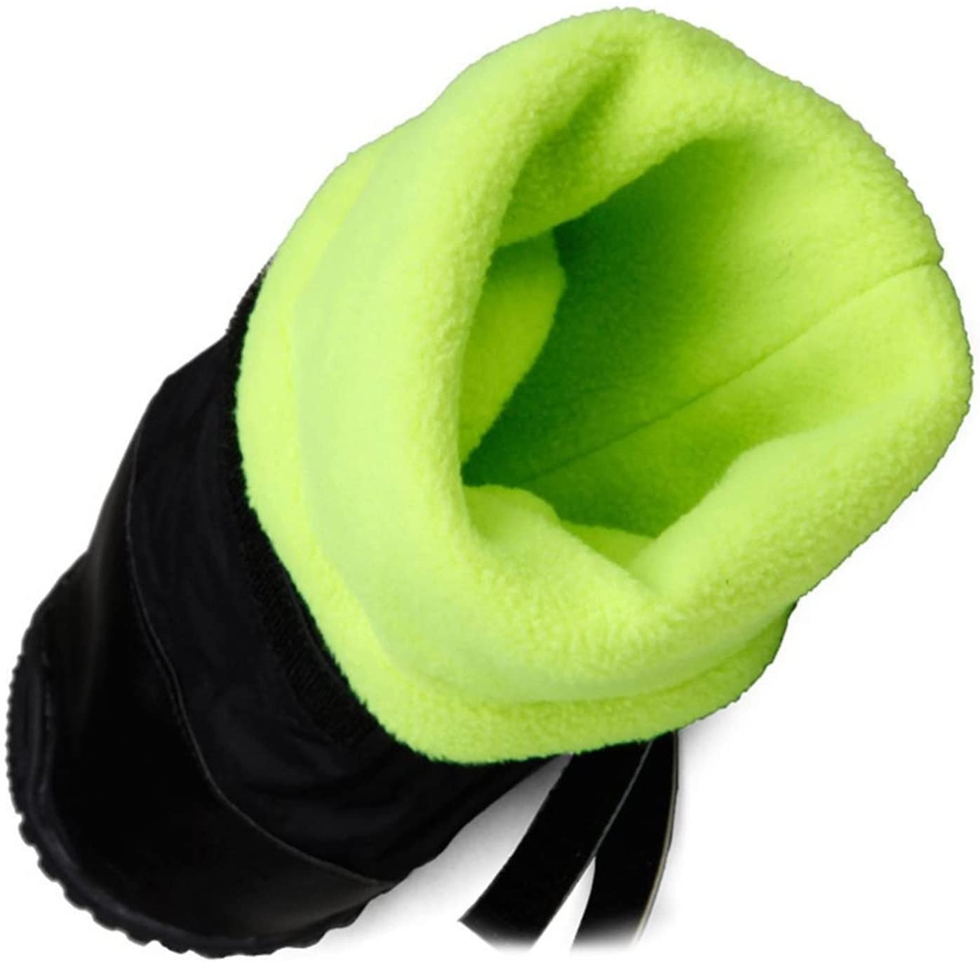Winter Dog Boots Set Long Snow Boots That Stay On Boston Terrier Boots - Fleece inside