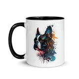 Boston Terrier Art on Mug