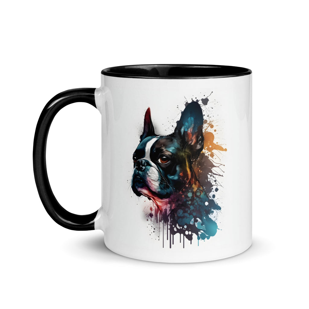 Boston Terrier Art on Mug