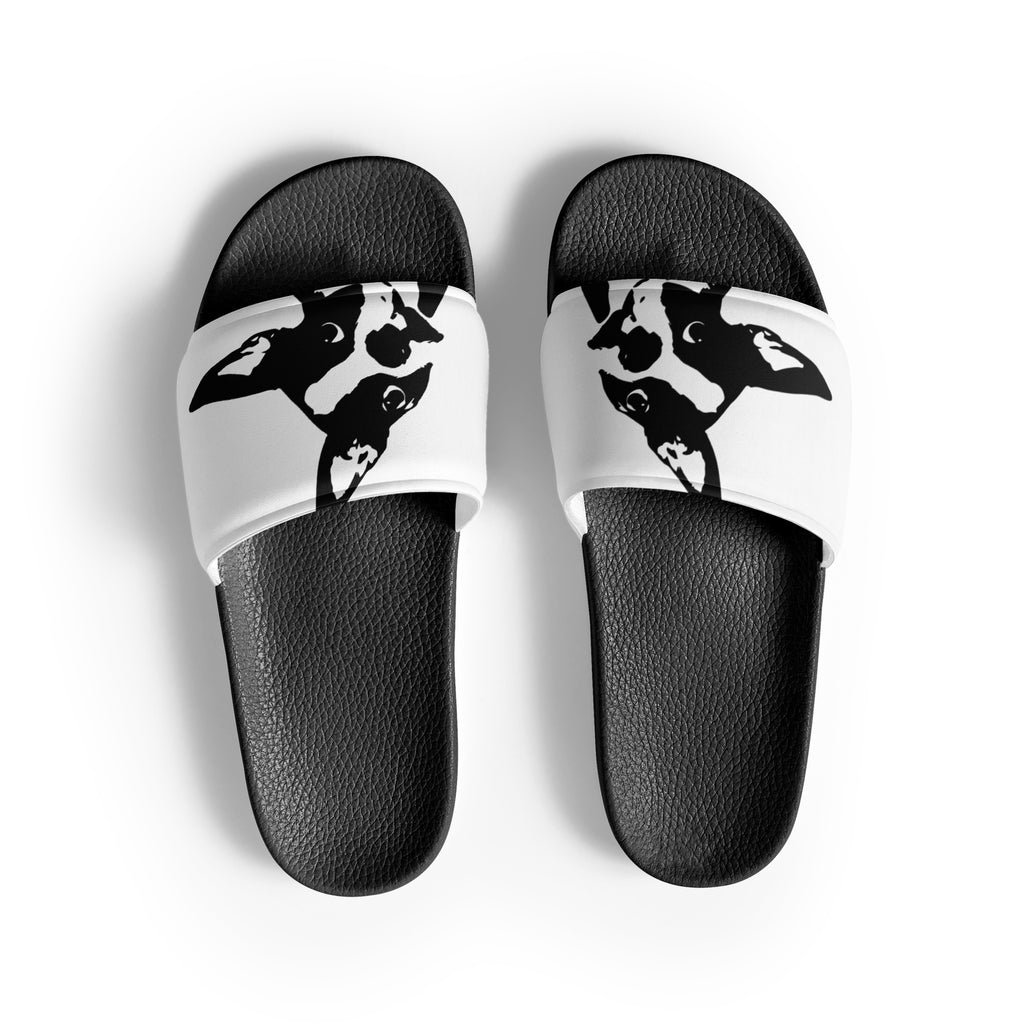 Boston Terrier Women's Slides