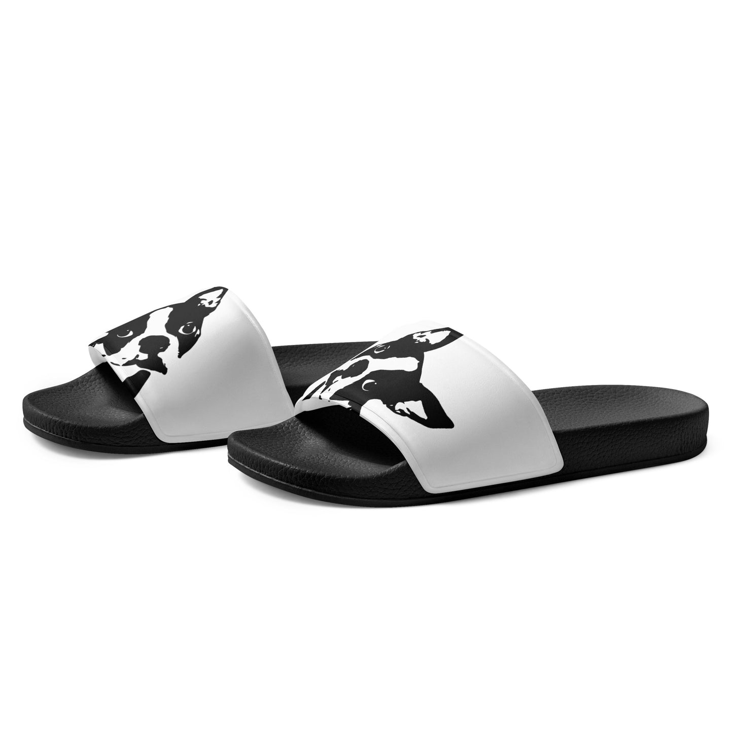 Boston Terrier Women's Slides