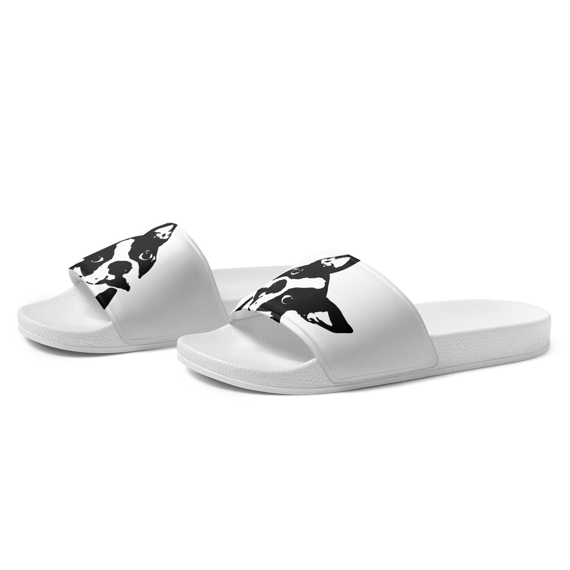 Boston Terrier Women's Slides