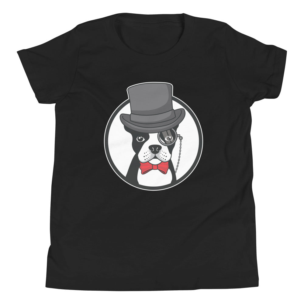 The Gentleman Boston Terrier Youth T-Shirt