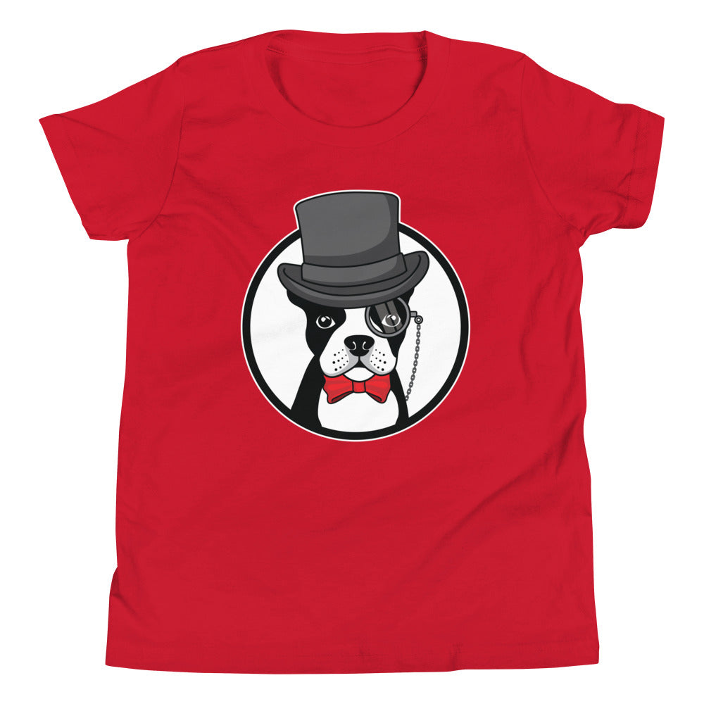 The Gentleman Boston Terrier Youth T-Shirt