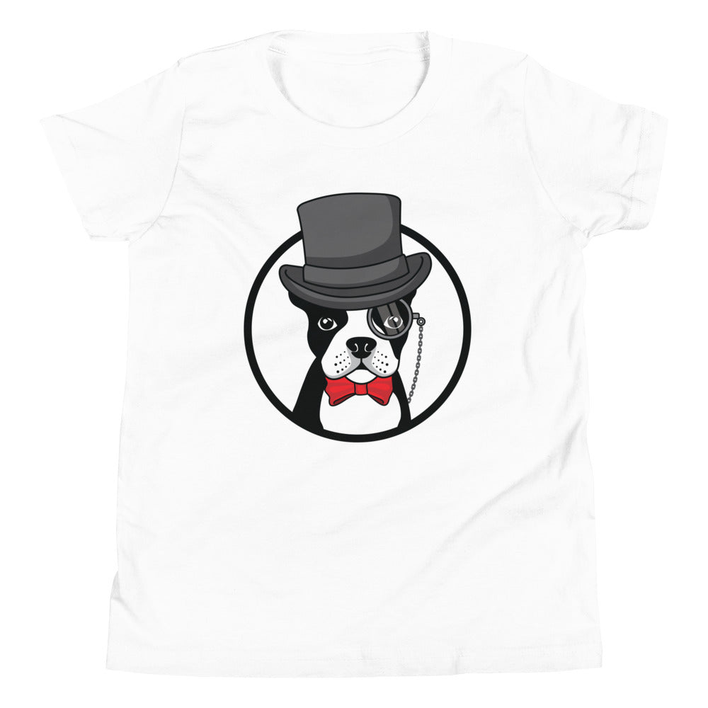 The Gentleman Boston Terrier Youth T-Shirt